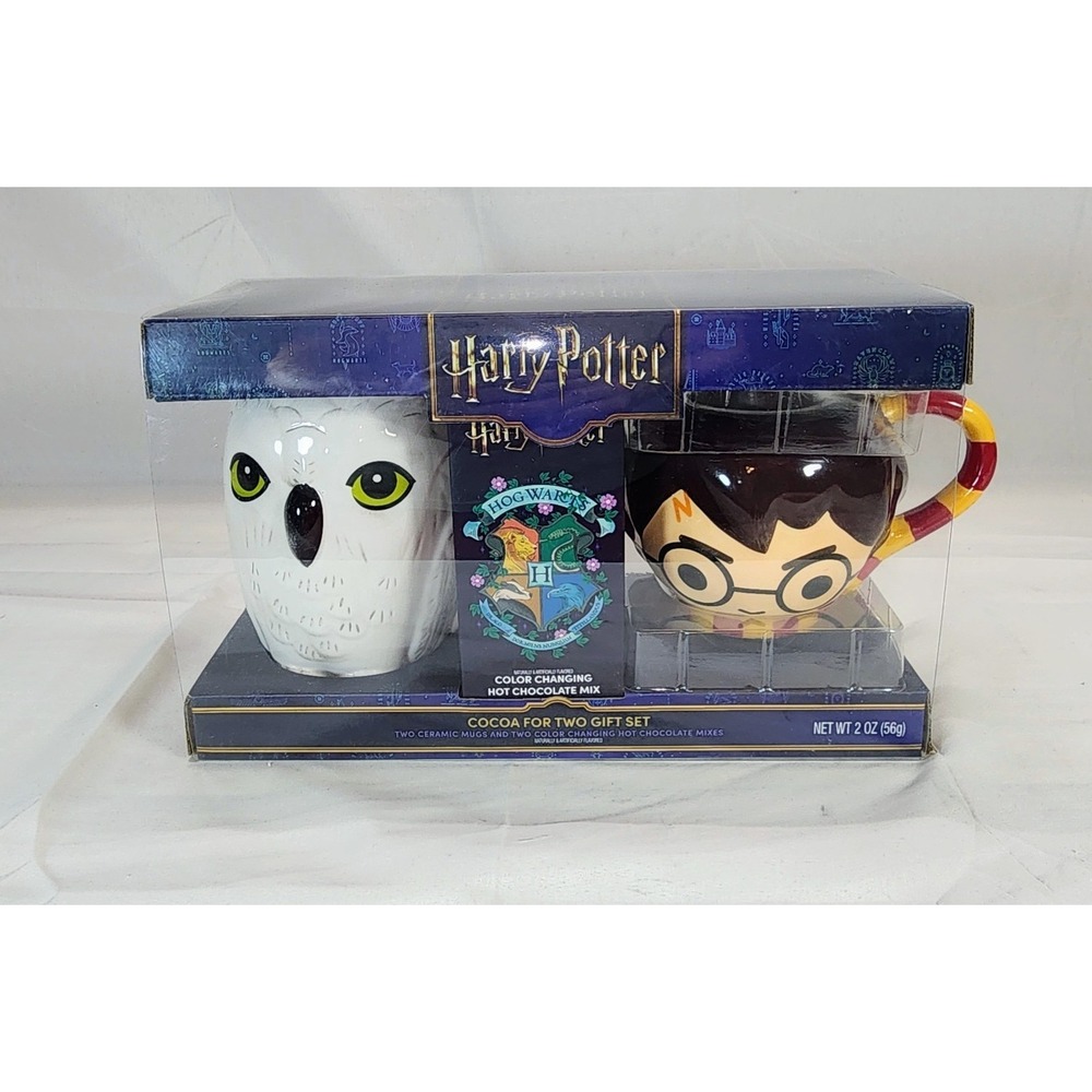 Harry Potter Color Changing Hot Chocolate Mix Cocoa For Two Gift Set New In Box